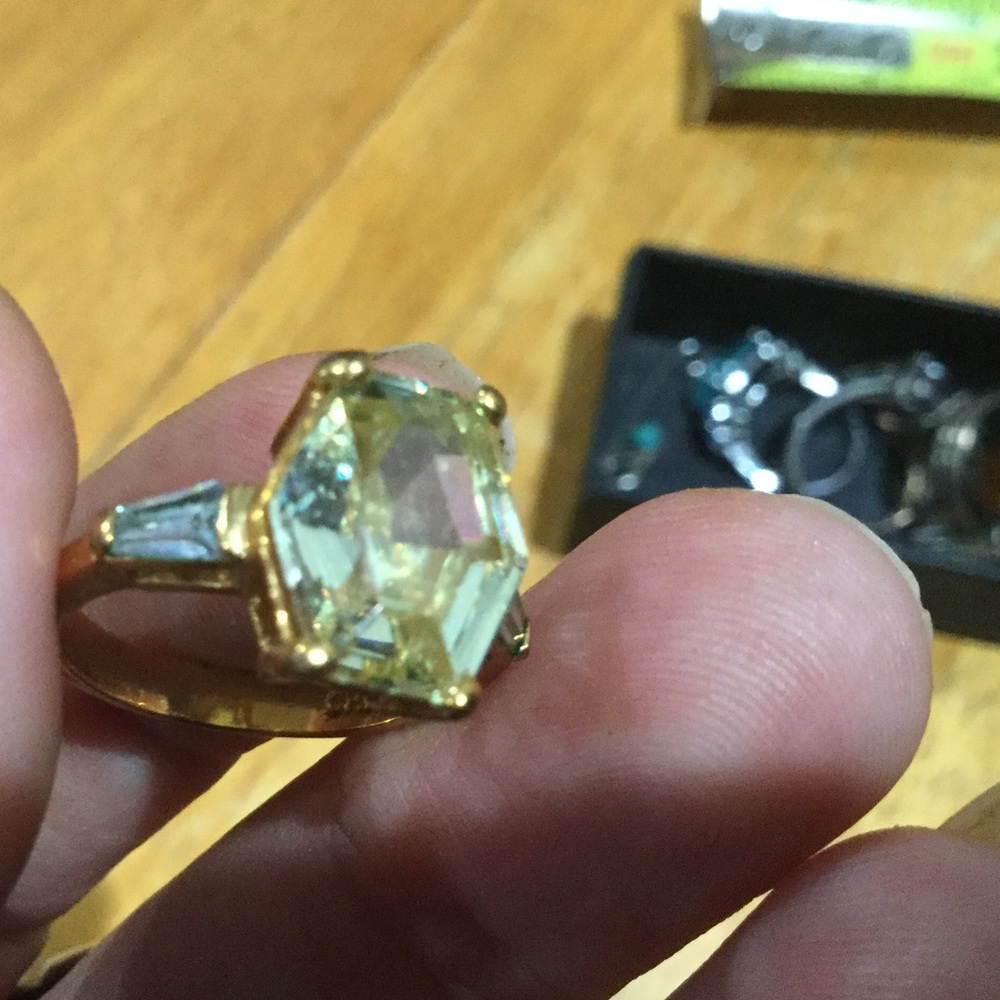 Yellow Stone Ring - image 1